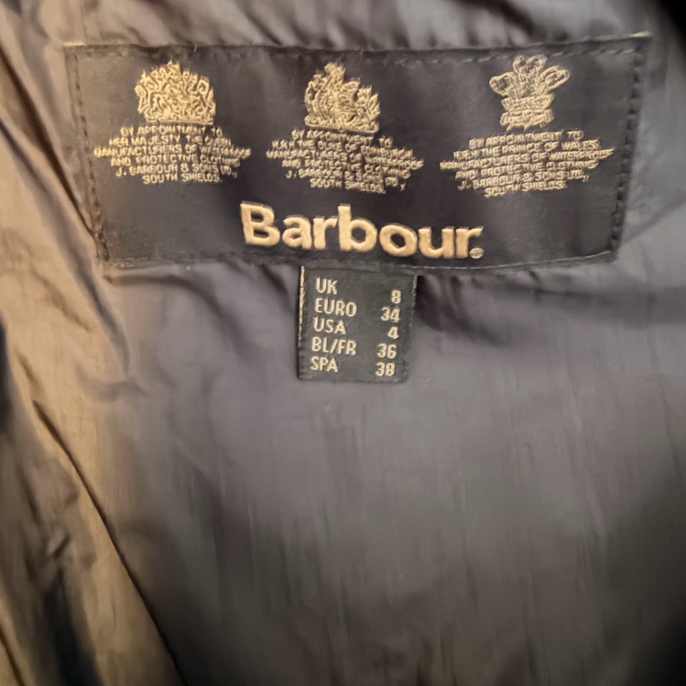 Barbour Black Quilted Utility Jacket - Picture 3 of 6